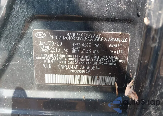 5NPEU4AF1AH603614: 43177369