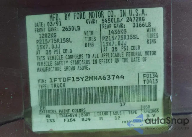 1FTDF15Y2MNA63744: 43177556