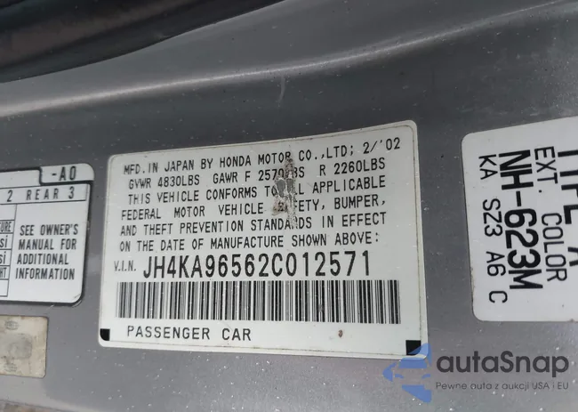 JH4KA96562C012571: 43178196