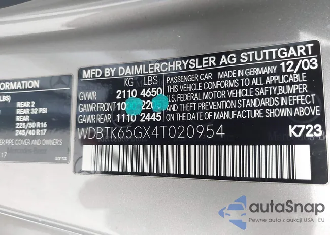 WDBTK65GX4T020954: 43178229