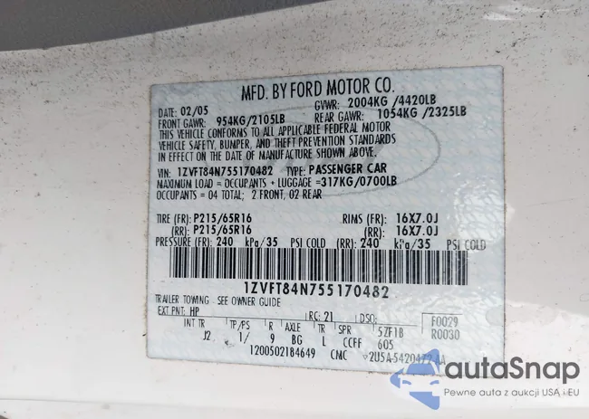 1ZVFT84N755170482: 43178234