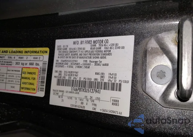 1FA6P8TH3J5127941: 43178509