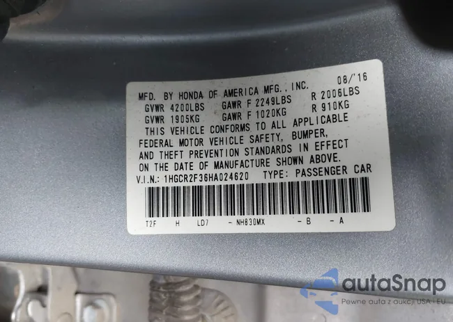 1HGCR2F36HA024620: 43178540