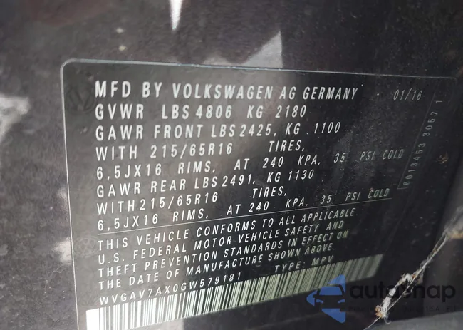 WVGAV7AX0GW579181: 43177589