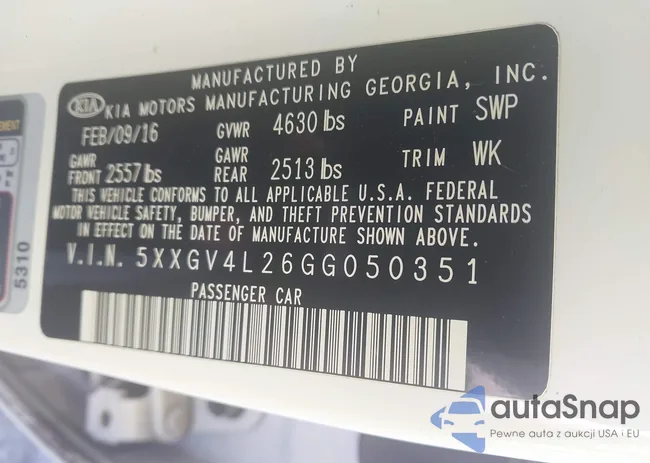 5XXGV4L26GG050351: 43177604