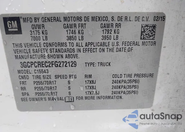 3GCPCREC2FG272129: 43177705