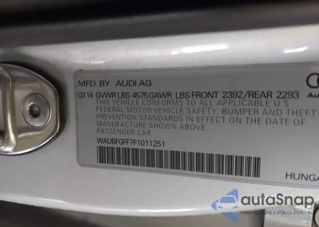 WAUBFGFF7F1011251: 43177790