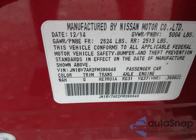 JN1BV7AR2FM396646: 43177876