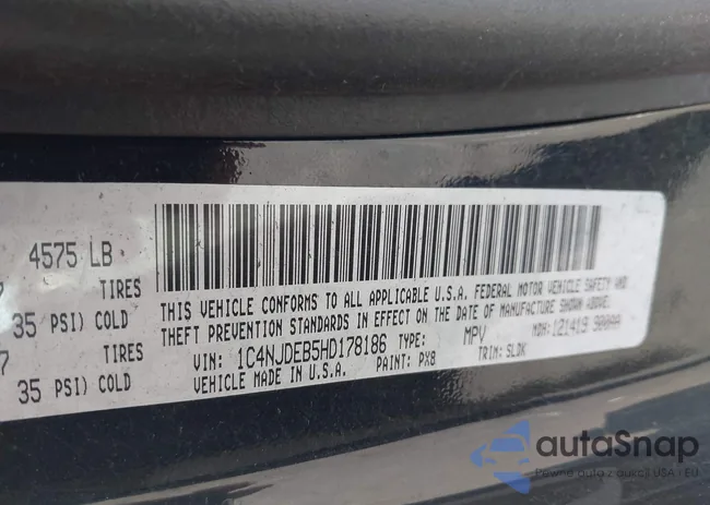 1C4NJDEB5HD178186: 43179121