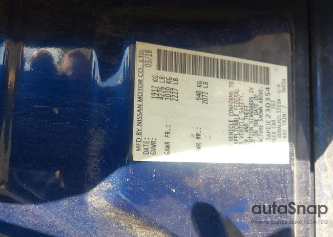 1N4AL3AP1JC230354: 43179195