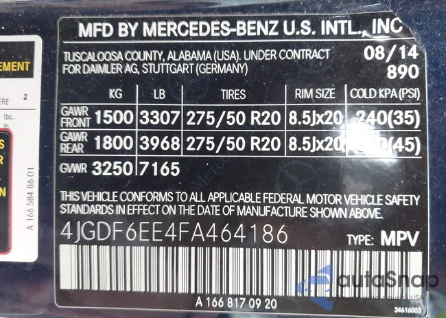 4JGDF6EE4FA464186: 43178705