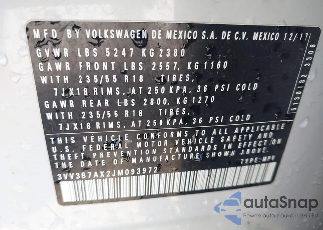 3VV3B7AX2JM093972: 43180268