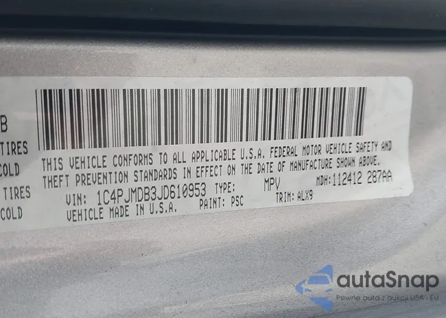 1C4PJMDB3JD610953: 43180305