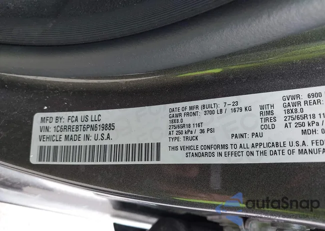 1C6RREBT6PN619885: 43180419