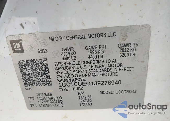 1GC1CUEG1JF276940: 43179799