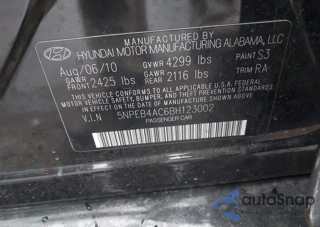 5NPEB4AC6BH123002: 43181055