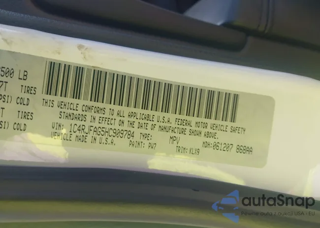 1C4RJFAG5HC909784: 43181149