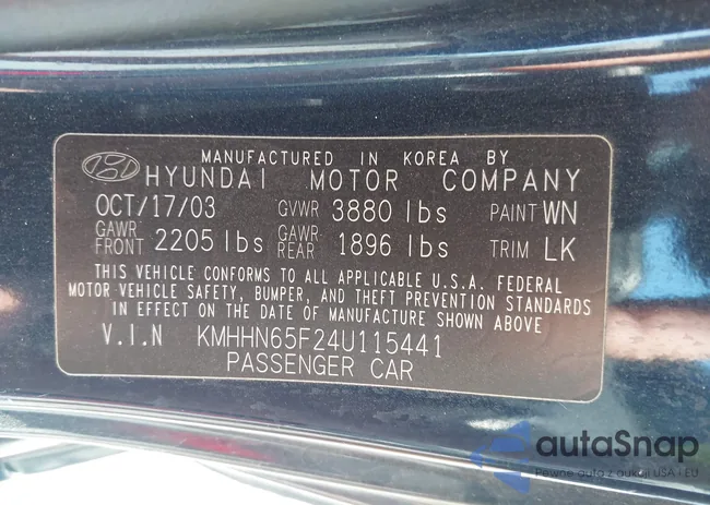 KMHHN65F24U115441: 43181385