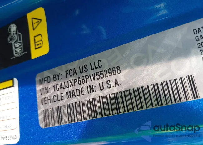 1C4JJXP66PW552968: 43181527