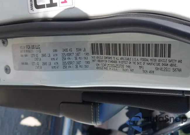 1C4PJMCS5GW253726: 43181532