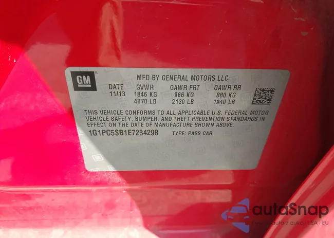 1G1PC5SB1E7234298: 43181582