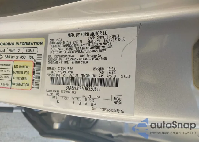 3FA6P0HR6DR350611: 43180828