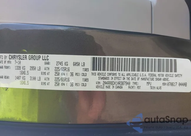 2A4RR8DX1AR387940: 43180911