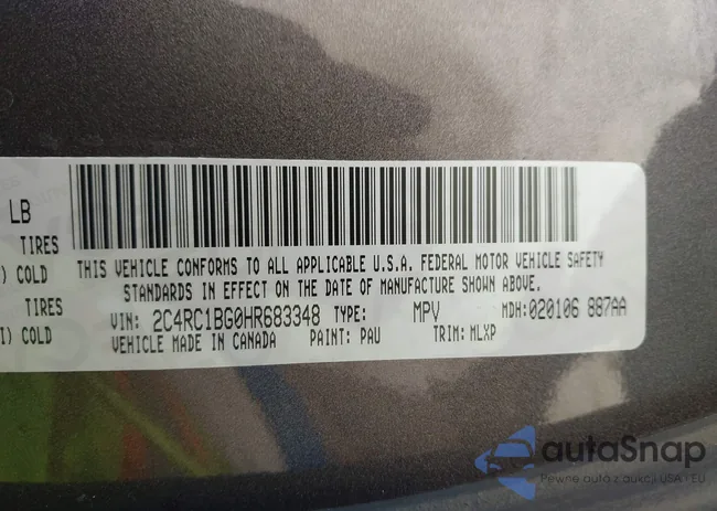 2C4RC1BG0HR683348: 43181987