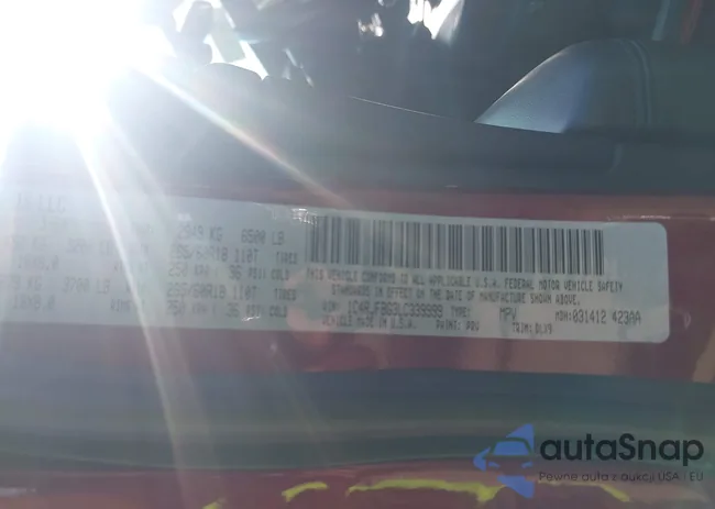 1C4RJFBG3LC339999: 43182016