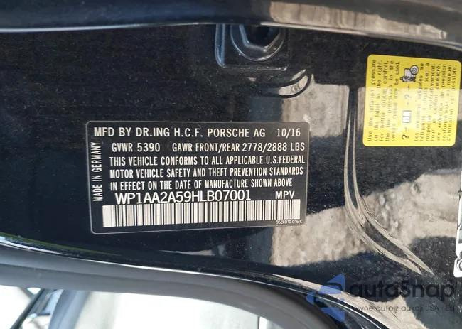 WP1AA2A59HLB07001: 43182263