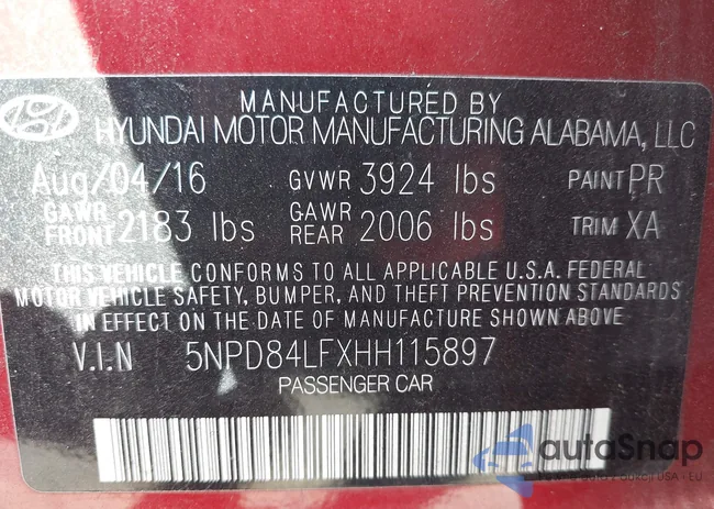 5NPD84LFXHH115897: 43182284