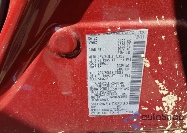 5N1AT2MV2FC787730: 43181629