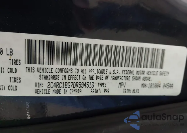 2C4RC1BG7DR594516: 43181760