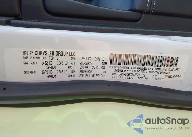 1C4RJFBG5EC102773: 43183152