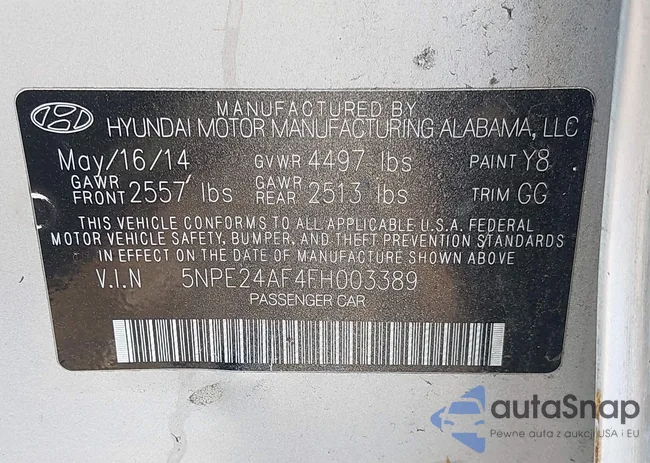 5NPE24AF4FH003389: 43183227