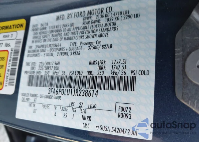 3FA6P0LU1JR238614: 43183428