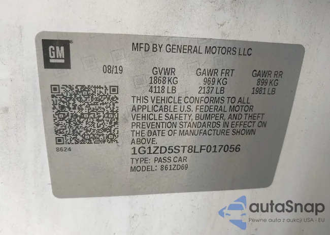 1G1ZD5ST8LF017056: 43183445