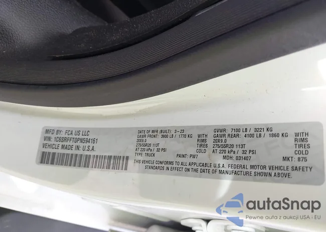 1C6SRFFT0PN594161: 43182635