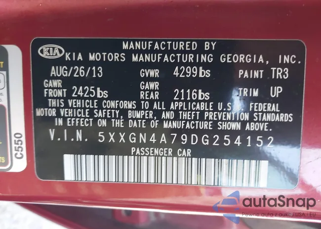 5XXGN4A79DG254152: 43182654