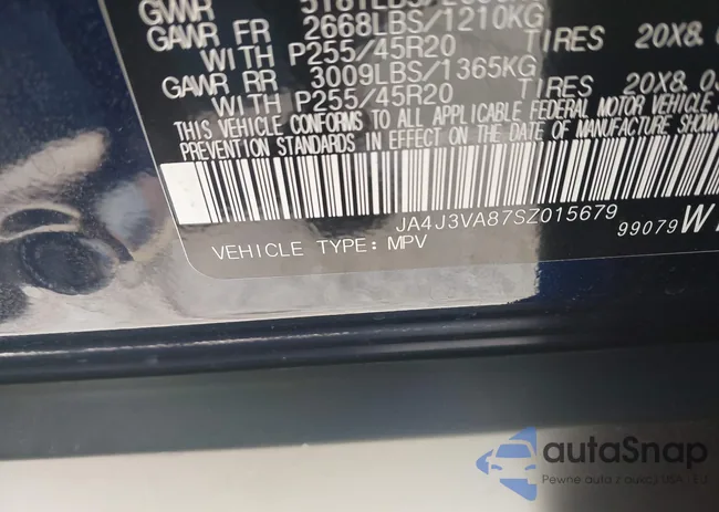 JA4J3VA87SZ015679: 43182785