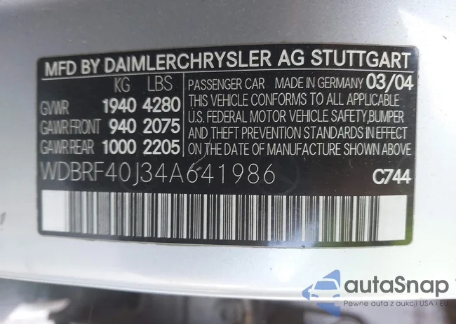 WDBRF40J34A641986: 43184046