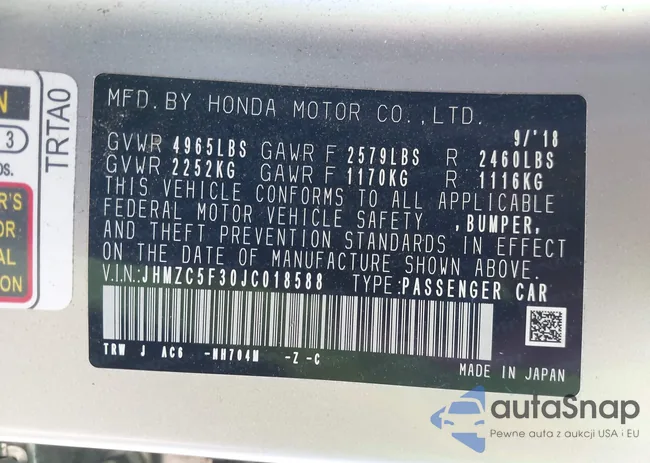 JHMZC5F30JC018588: 43184306