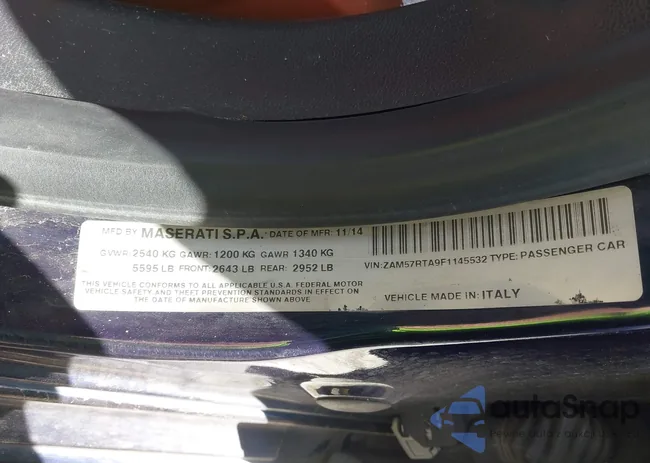 ZAM57RTA9F1145532: 43184372