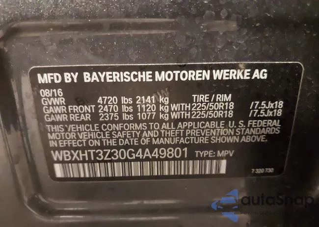 WBXHT3Z30G4A49801: 43184503