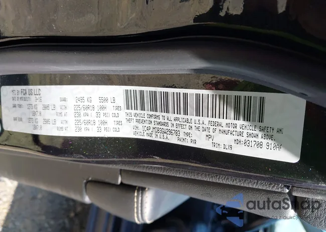 1C4PJMDB3GW296783: 43184536