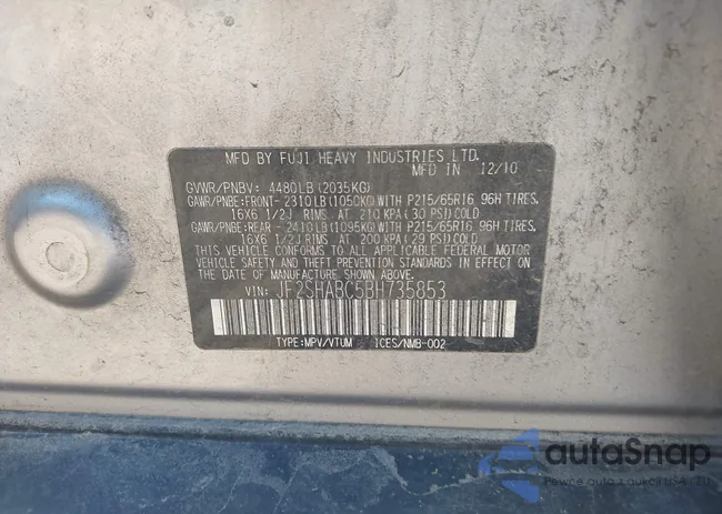 JF2SHABC5BH735853: 43183782