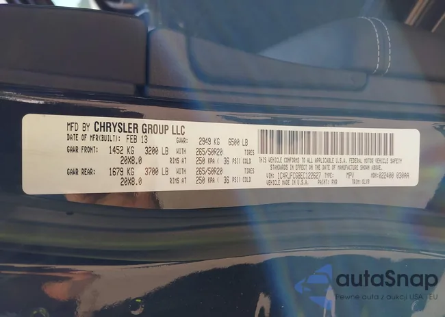 1C4RJFCG8EC122627: 43185065