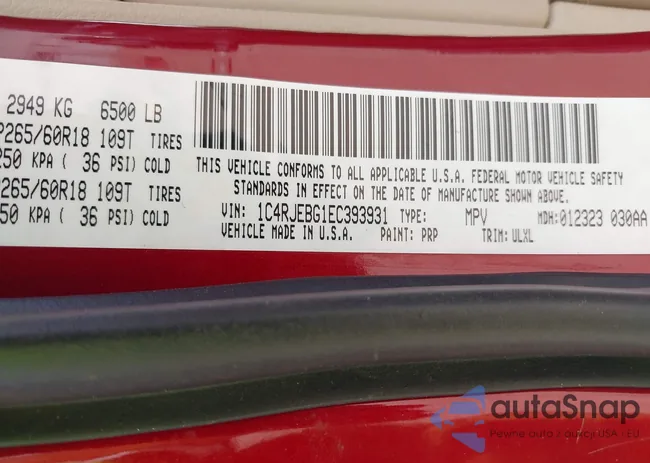 1C4RJEBG1EC393931: 43185122