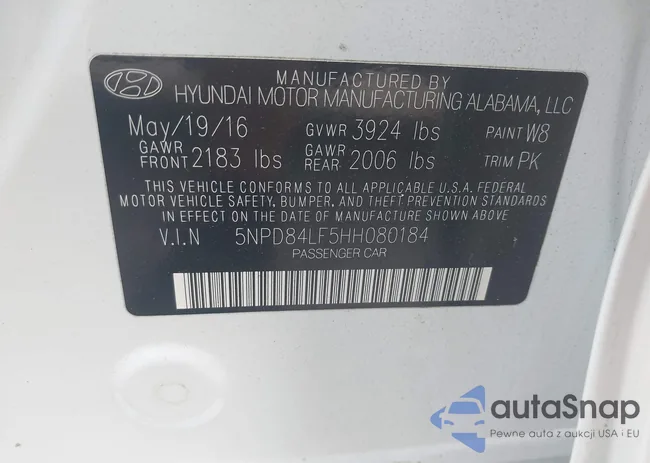 5NPD84LF5HH080184: 43185132