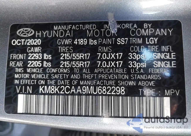 KM8K2CAA9MU682298: 43185328